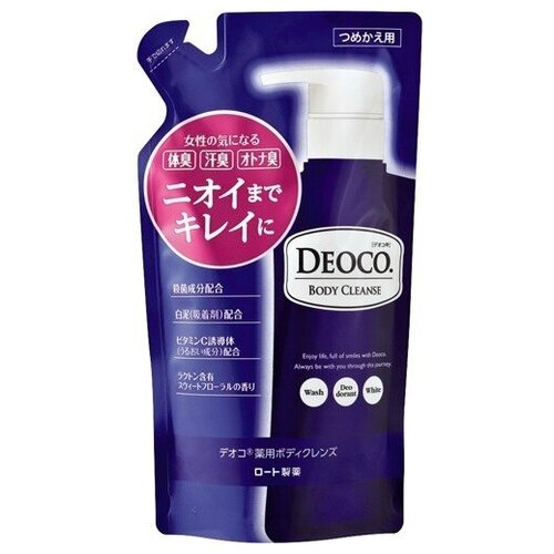 ROHTO Deoco Medicated Body Cleanse Гель против возрастного запаха пота