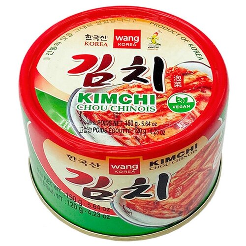 Капуста кимчи консервированная ж/б WANG, Корея, 160 г