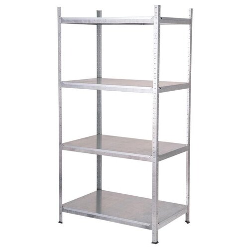 Полочный стеллаж First Logistik Стеллаж 4 (Hit) 912х600х1824 Оцинкованный