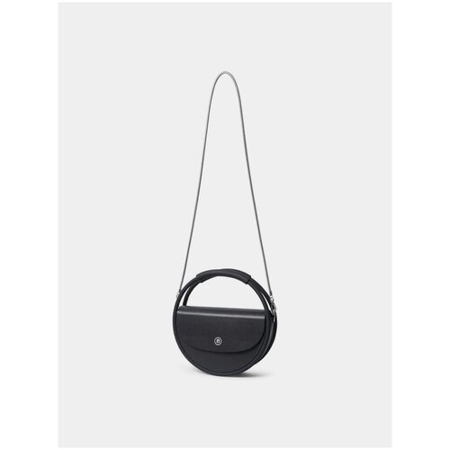 Cумка nana-nana Hoop Recycled Leather Bag, Черный