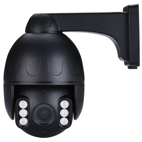 Уличная купольная поворотная камера Link ASD05P-8G 5 mp - SONY335 PoE 5X zoom запись на SD микрофон и динамик 877900₽