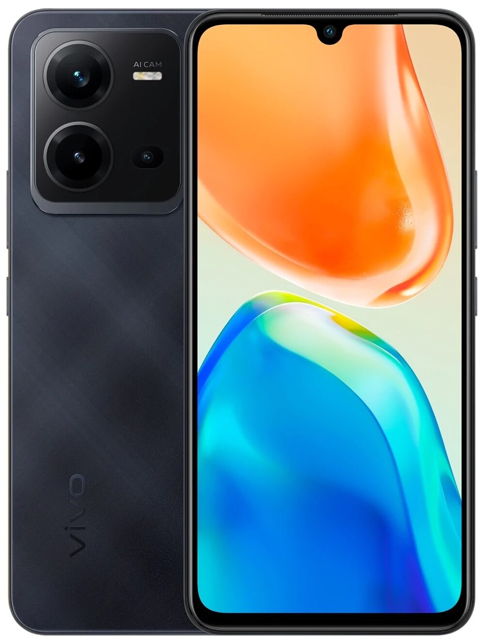 Смартфон vivo V25e 8/128 ГБ RU, diamond black