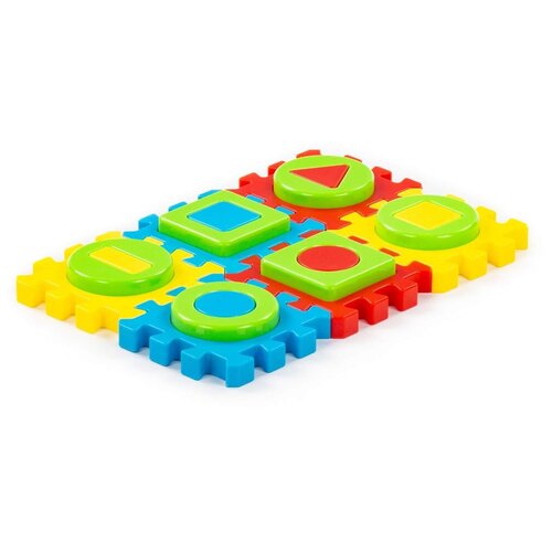 Пазл Полесье №1, 91406, 12 дет., 19х5х14 см, разноцветный полесье игрушка развивающая собери пазл 2 25 элементов в пакете 93943 п е 17