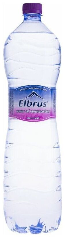 Вода эльбрус минеральная природная столовая питьевая 1,5л негаз - фотография № 3