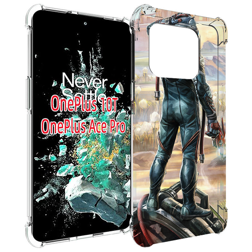 Чехол MyPads the-outer-worlds для OnePlus 10T задняя-панель-накладка-бампер