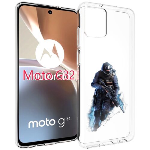 Чехол MyPads спецназ-ксго для Motorola Moto G32 задняя-панель-накладка-бампер чехол mypads спецназ ксго для motorola moto e32 задняя панель накладка бампер
