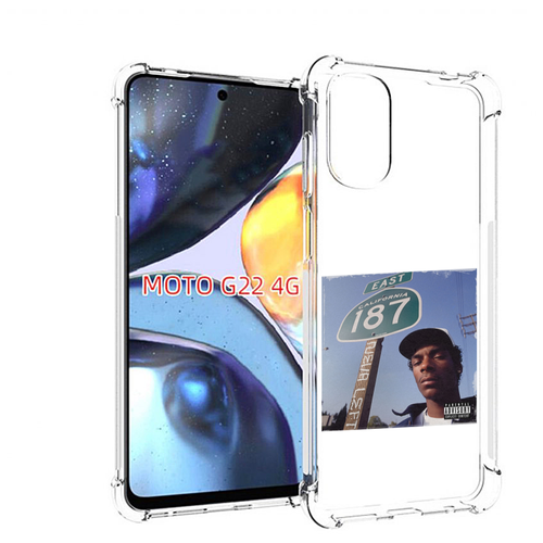 Чехол MyPads Snoop Dogg NEVA LEFT для Motorola Moto G22 4G задняя-панель-накладка-бампер чехол mypads snoop dogg neva left для motorola moto g32 задняя панель накладка бампер