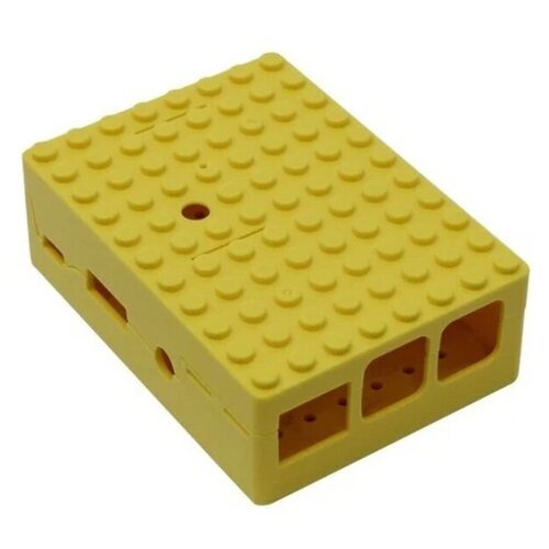 Корпус ACD RA185 Yellow ABS Plastic Building Block case for Raspberry Pi 3 B корпус acd white abs plastic building block case for raspberry pi 3 ra181