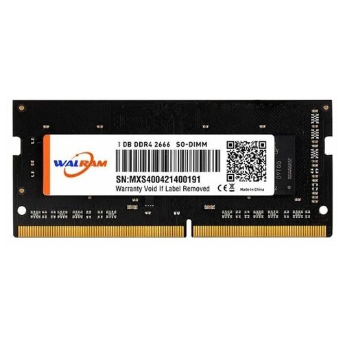 Модуль памяти Walram SO-DIMM DDR4 8ГБ 2666МГц 159000₽