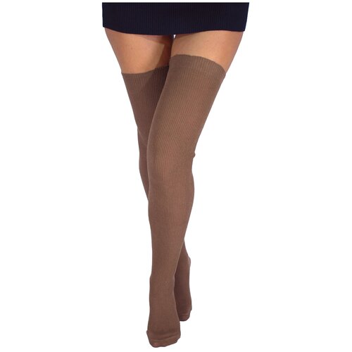 Комплект женских чулков из хлопка бабушкины - 5 пар 23 Коричневый 698₽