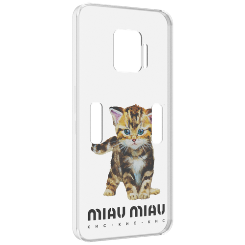 Чехол MyPads Бренд miau miau для ZTE Nubia Red Magic 7 Pro задняя-панель-накладка-бампер