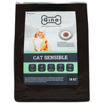 Корм для кошек сухой Gina Cat Sensible чувствительное пищеварение, цыпленок, индейка, 18 кг - изображение