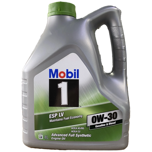 Моторное масло MOBIL 1 ESP LV 0W-30 208 L