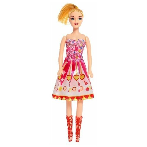 Кукла-модель «Даша» в платье, микс маленькие модницы даша и ее кукла