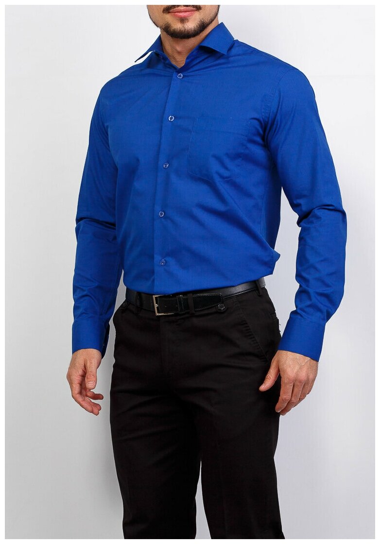 Рубашка мужская длинный рукав CASINO Синий c230/15/010/Z