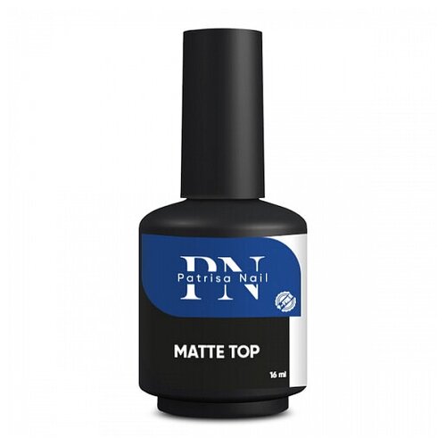 Patrisa Nail Верхнее покрытие Matte Top, прозрачный, 16 мл