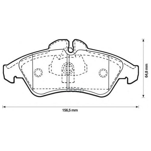 Тормозные колодки дисковые Jurid 571844J Передняя ось