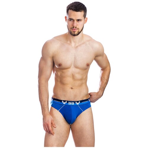 фото Трусы мужские uniconf pb07, слип, комплект 3 шт., голубой (размер: xxl)