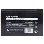 Аккумулятор свинцово-кислотный GoPower LA-1270 12V 7Ah - изображение