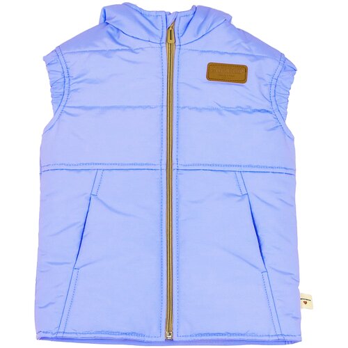 фото Жилет детский утепленный времена года-2, р.92, голубой, даримир