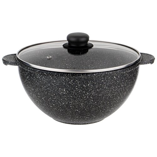 Казан со стекл крышкой midnight 4 л Agness (166037)