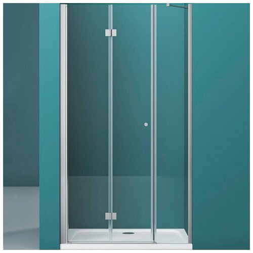 Душевая дверь 150 см BelBagno Albano ALBANO-BS-13-60+90-C-Cr прозрачное