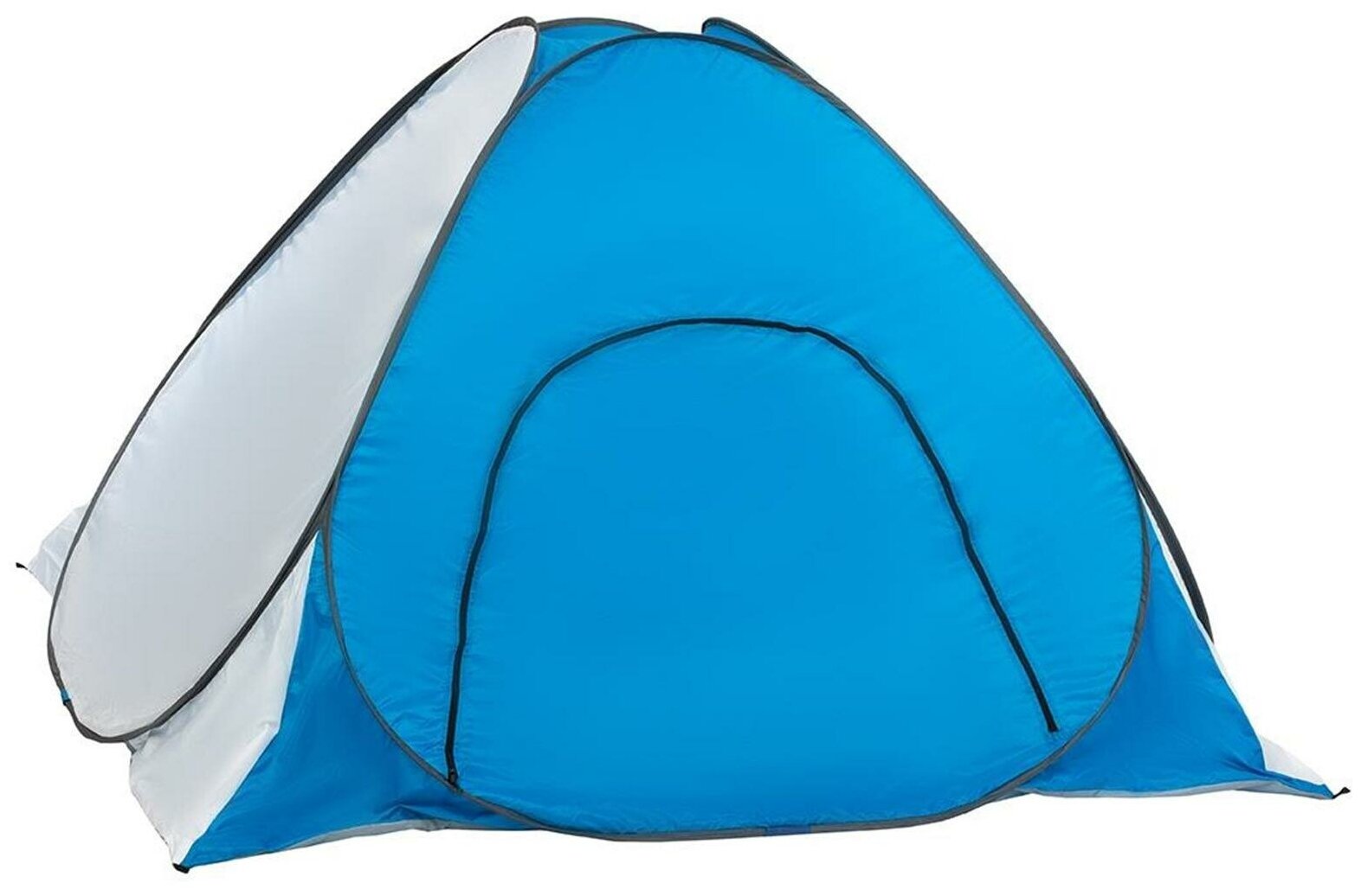 Палатка Тонар, зимняя, автомат, дно на молнии, размер 2 × 2 м, цвет белый, голубой