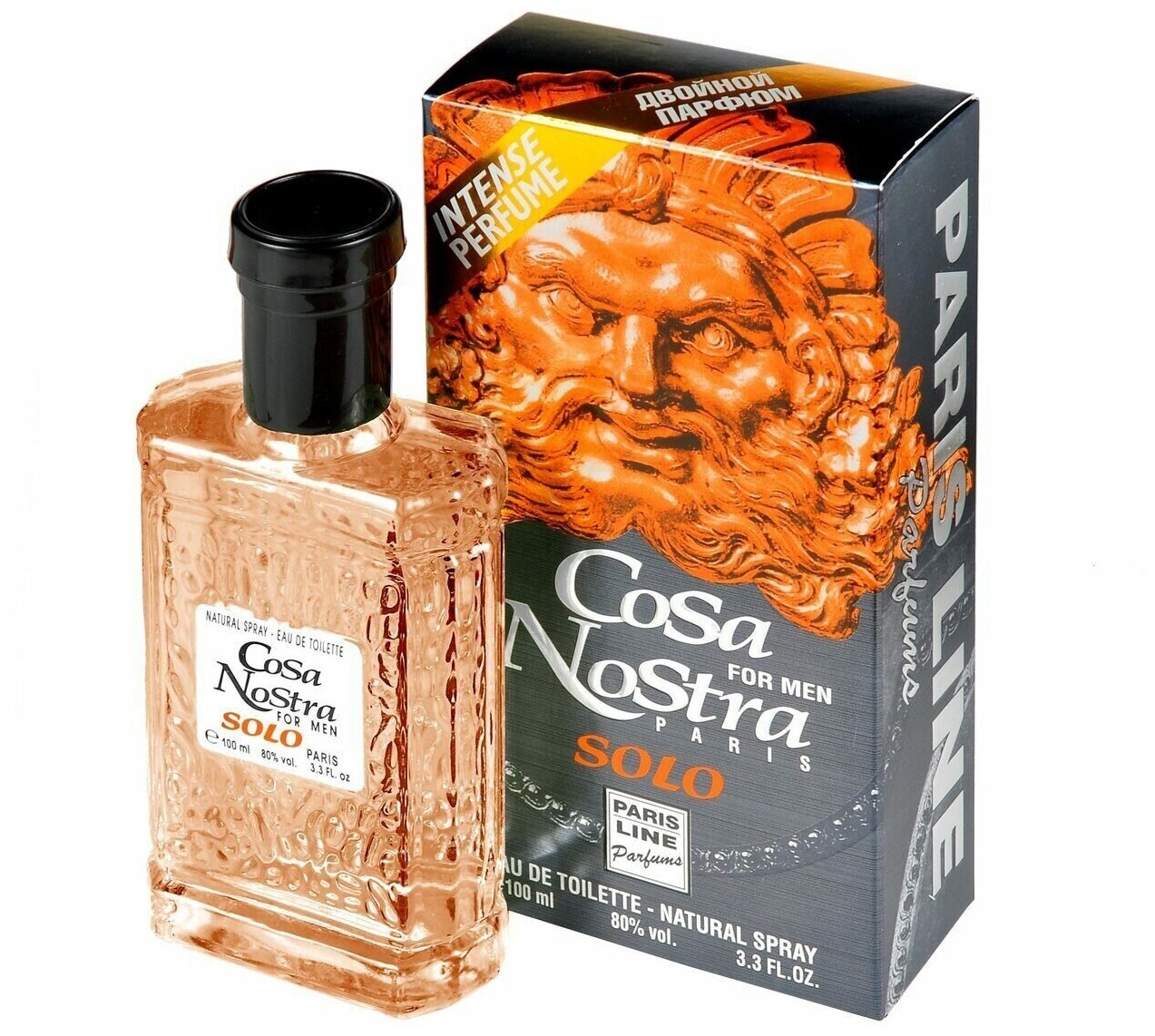 Cosa Nostra Solo INTENSE PERFUME (Коза Ностра Соло двойной парфюм)Т/В муж. 100 мл