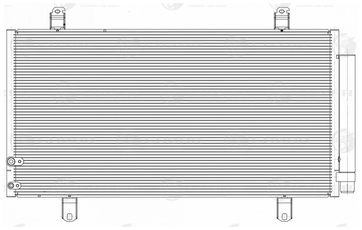 Радиатор кондиционера Toyota Camry (11-) (LRAC 1940)