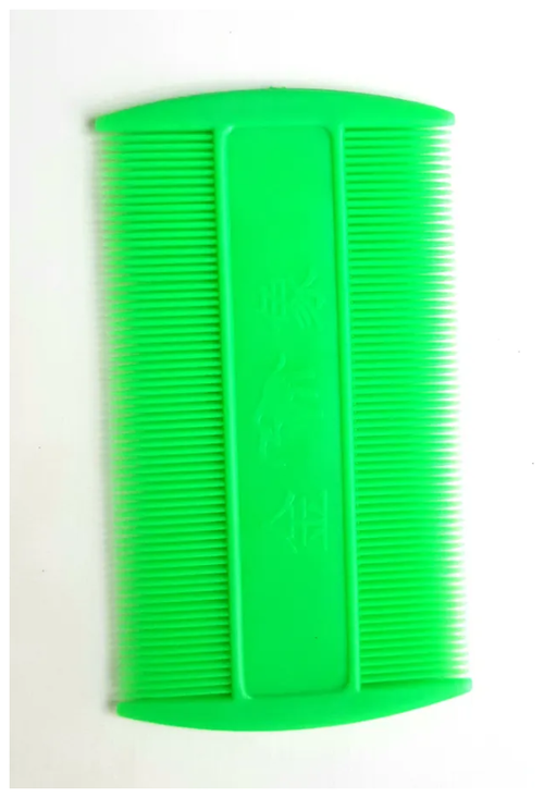 Расческа-гребень / Универсальная зеленая расческа для волос / Гигиенический гребень