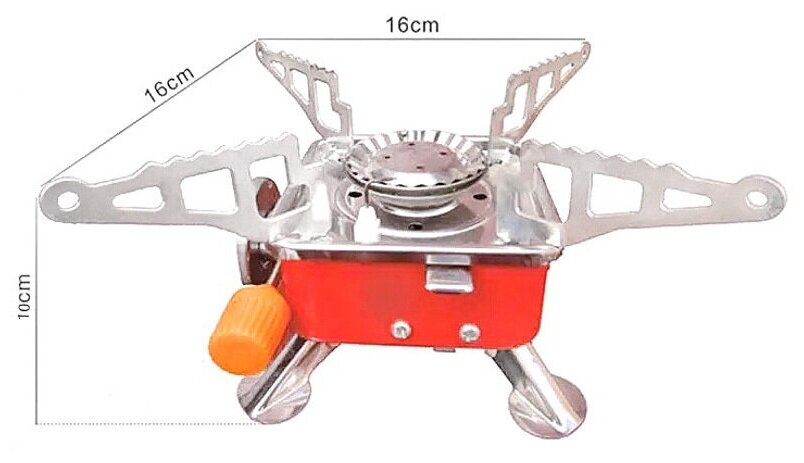 Горелка газовая портативная для туризма Без бренда - фото №9