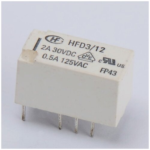 Твердотельное реле HFD3/12 2A/30VDC/0.5A/125VAC (018026) твердотельное реле hfd3 12 2a 30vdc 0 5a 125vac 018026