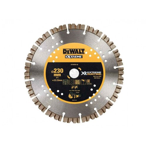 Круг алмазный DeWalt ф230х22,2 S-сегментированный DT40260