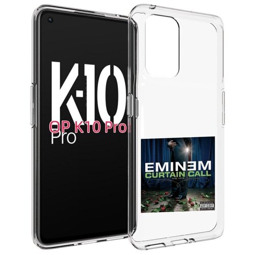 Чехол MyPads Eminem CURTAIN CALL, THE HITS для OPPO K10 Pro задняя-панель-накладка-бампер