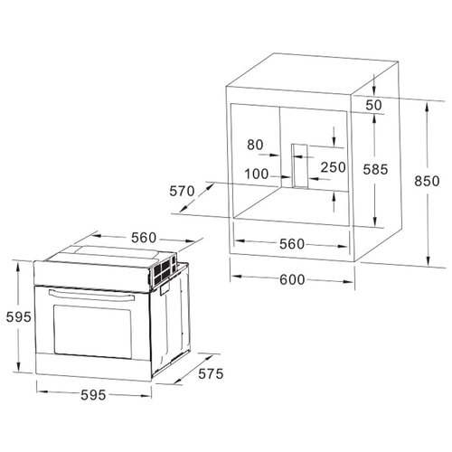 Духовой шкаф AKPO PEA 6508F MMD01 WH