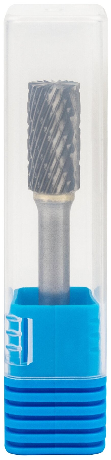 Борфреза по металлу NORGAU Industrial, размер 10х20, твердосплавная цилиндрическая, типа В с заточкой DCM и торцевыми зубьями - фотография № 3