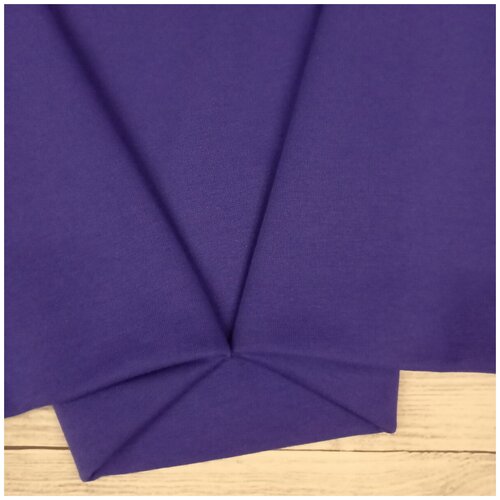 Ткань футер 2-х нитка петля Василёк, 150*180 см