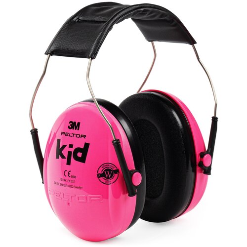 наушники 3m™ peltor™ x1a со стандартным оголовьем Наушники детские 3M™ Peltor™ Kid Pink H510AK-442-RE