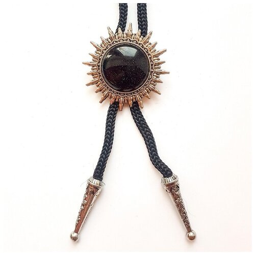 Галстук боло с черным ониксом