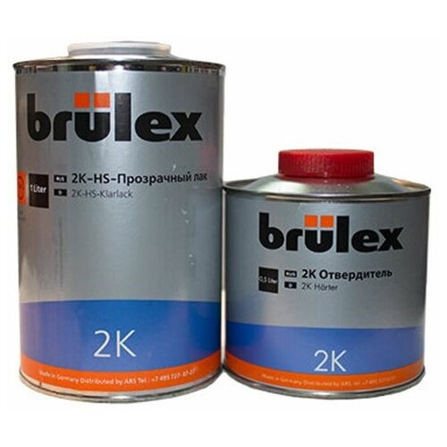 Прозрачный лак 2K-HS 1л + отв0.5л