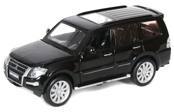 Машина металлическая Msz 68663 Mitsubishi Pajero свет и звук черный 1:32