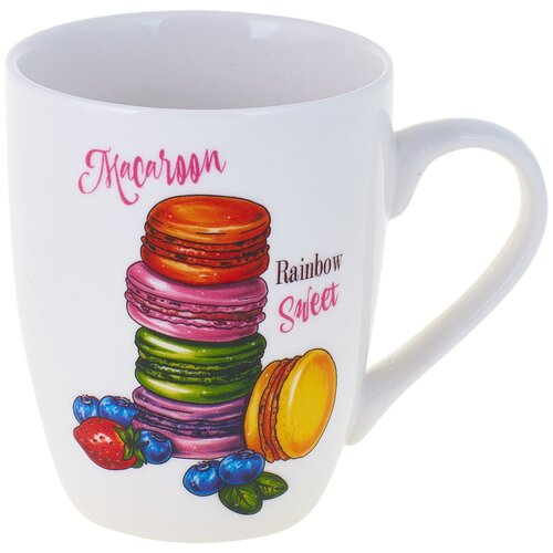 Кружка фарфоровая 340мл Macaroon ТМ Rainbow