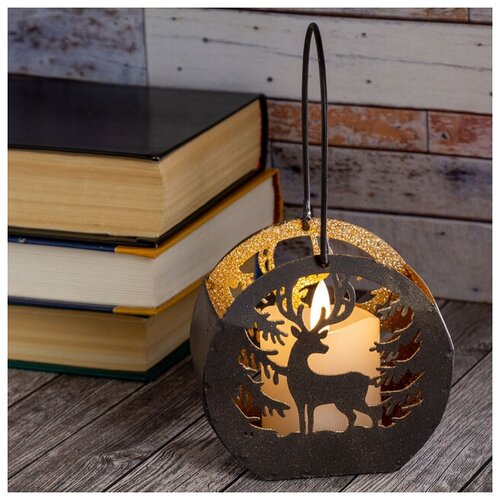 Breitner Металлический подсвечник Тени Шервудского Леса 10 см 55-2320