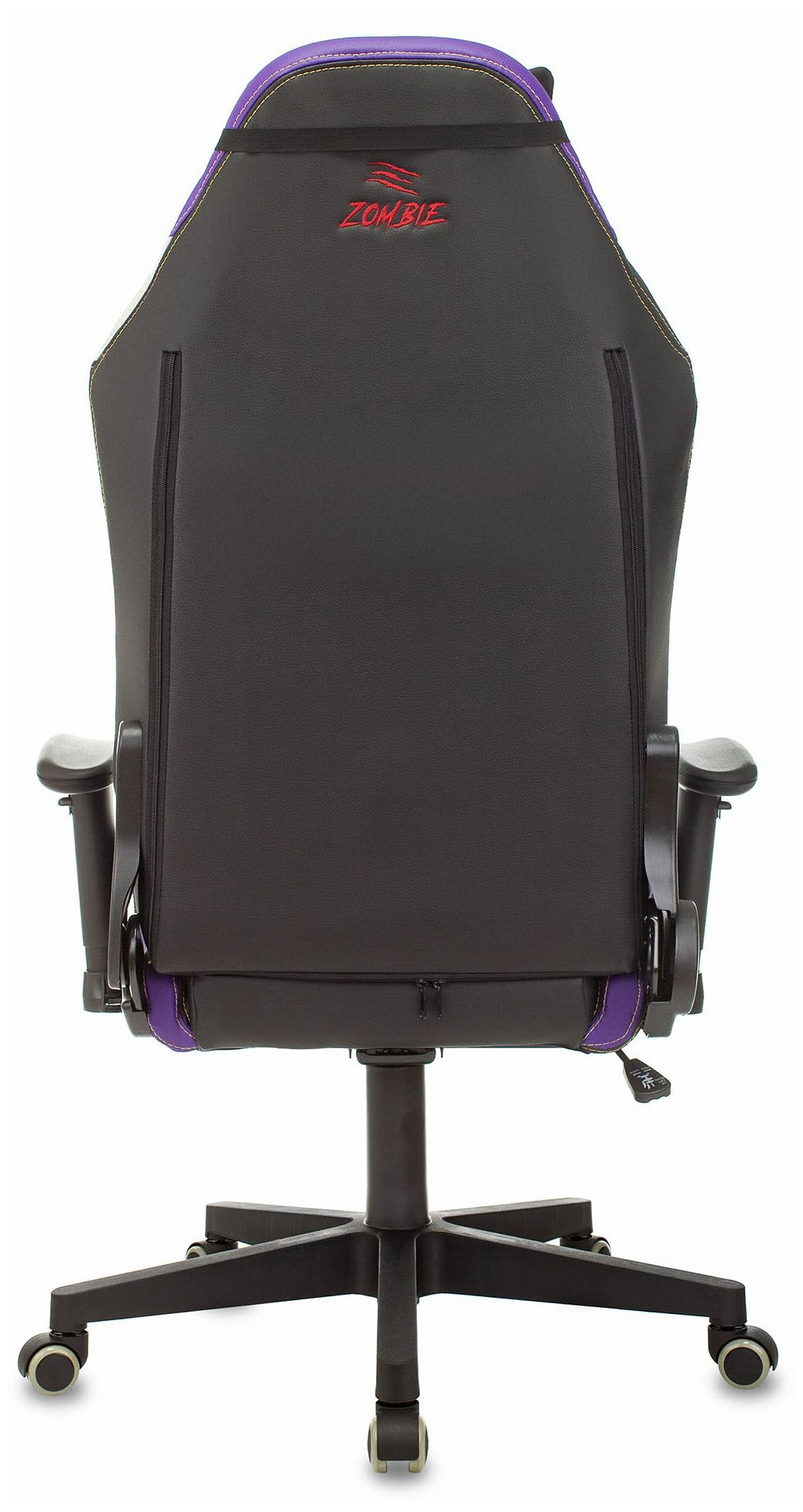Кресло игровое Zombie HERO JOKER PRO черный/фиолетовый эко.кожа с подголововником крестовина пластик - фотография № 16