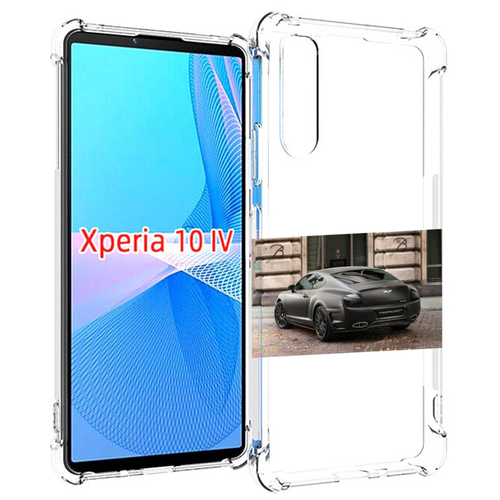 Чехол MyPads bentley бентли 1 мужской для Sony Xperia 10 IV (10-4) задняя-панель-накладка-бампер