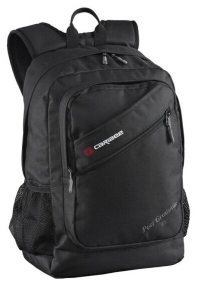Рюкзак Caribee POST GRADUATE, черный, отделение для ноутбука с диагональю 15,4