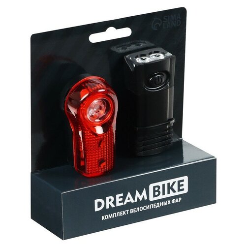 Комплект велосипедных фонарей Dream Bike, JY-7045+JY-173A 7305381