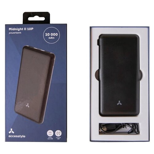 Внешний аккумулятор ACCESSTYLE Midnight II 10P 104000₽