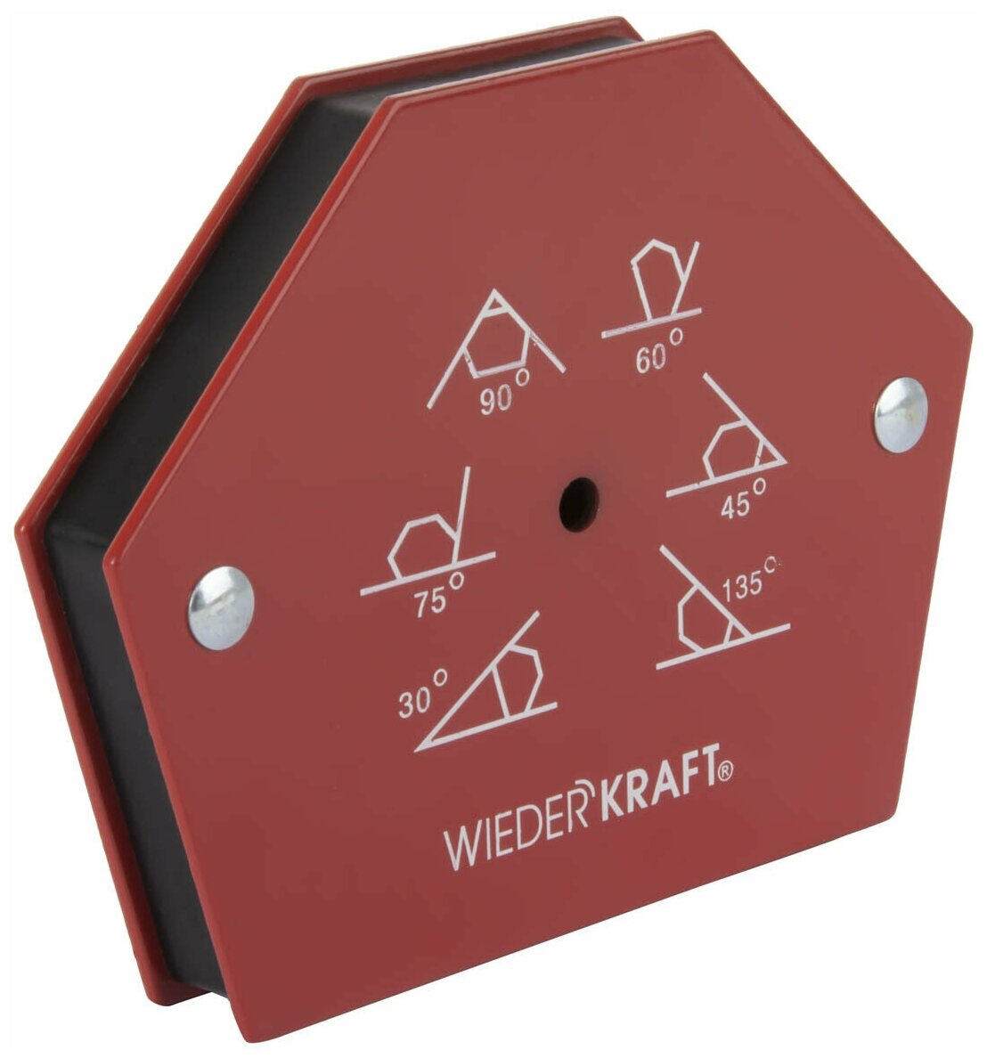 Сварочный магнит WIEDERKRAFT выставляемые углы град. 30;45;60;70;90;135 усилие 50Lbs WDK-65950