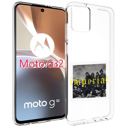 Чехол MyPads Denzel Curry - Imperial для Motorola Moto G32 задняя-панель-накладка-бампер
